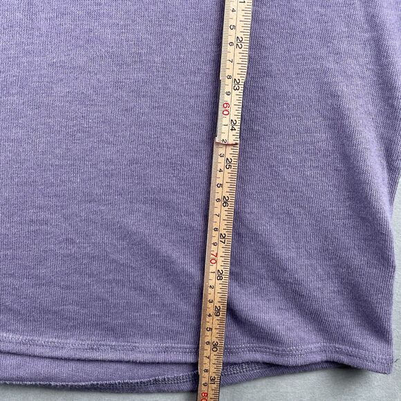 Alternative Shirt Mens XL Purple Heather Raglan Long Sleeve Crewneck Bright Soft - Picture 4 of 7